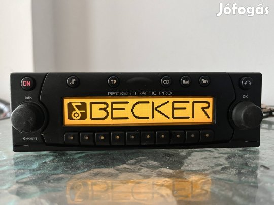 Becker Traffic Pro BE 4725 - Prémium Youngtimer Autórádió / Navi