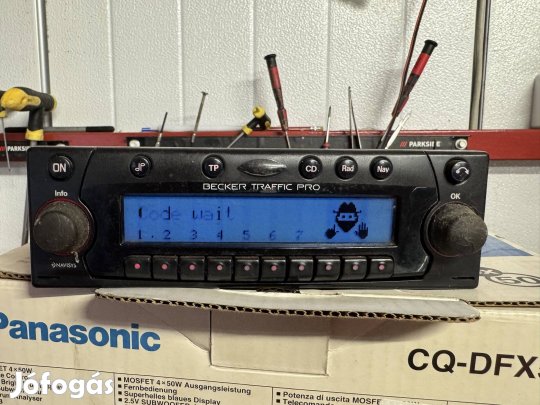 Becker traffic pro autó rádió fejegység hifi 