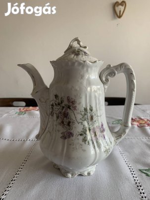 Bécsi Antik Porcelán Teáskanna 