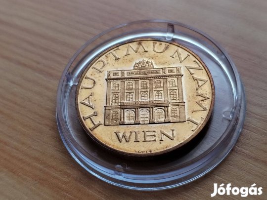 Bécsi Pénzverde aranyozott 1988-as látogatói emlékérem