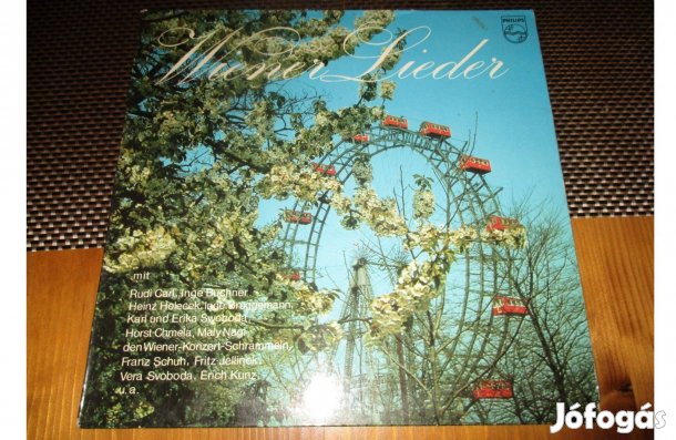 Bécsi dalok bakelit hanglemez eladó