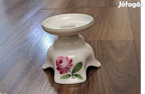 Bécsi porcelán gyertyatartó