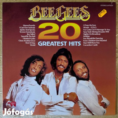 Bee Gees 20 Greatest Hits német bakelit hanglemez