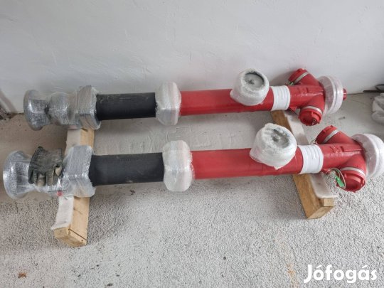 Beépítetlen, új tűzcsapok