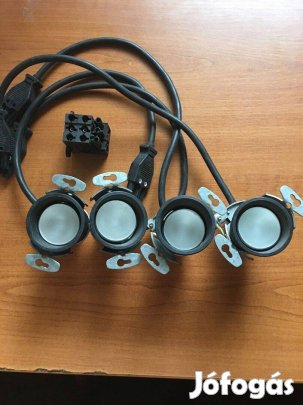 Beépíthető spot állítható fehér 4 db-os szett!