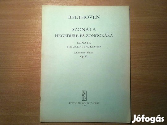 Beethoven - Szonáta hegedűre és zongorára ("Kreutzer"-Sonate)