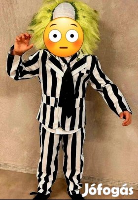 Beetlejuice jelmez 8-10 év GH159