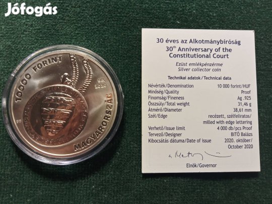 Befektetési ezüst érme 1 unciás