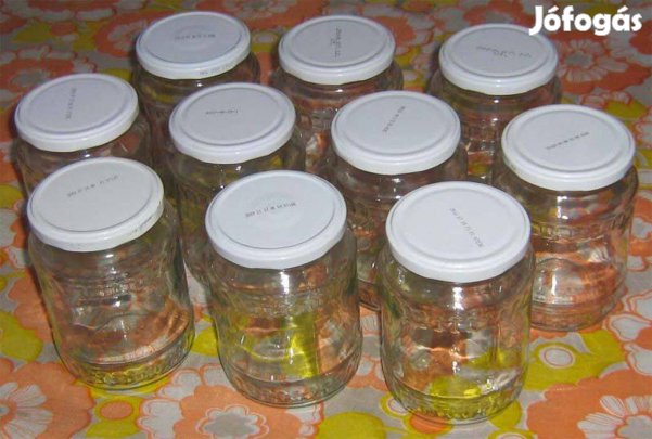 Befőttes üveg 370ml dunsztos üveg befőttesüveg tetővel