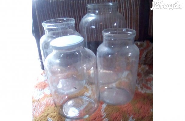 Befőttes üveg eladó 500 ft/db