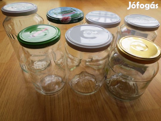 Befőttes üveg és kupak