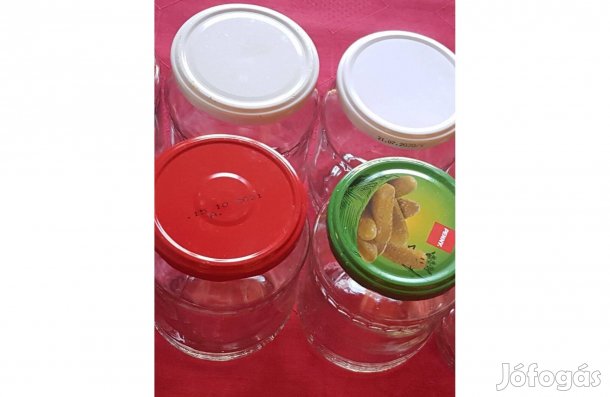 Befőttes üveg tetővel, 720 ml