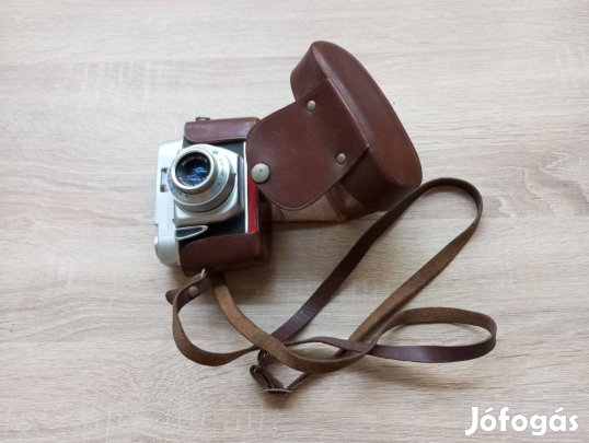 Beirette Junior II 35 mm-es, analóg fényképezőgép tokkal