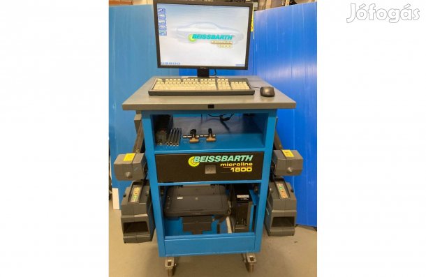 Beissbarth ML1800 8R 4 fejes rádiós futóműállító teljes felszereléssel