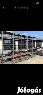 Békebeli Dexion Salgo Salgopolc 300x91x61 6.szint