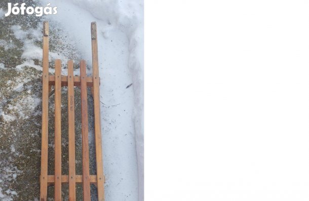 Békebeli fa szánkó eladó