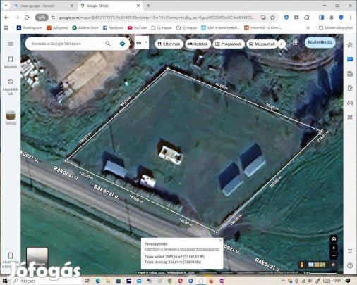 Bekerített zárkert eladó