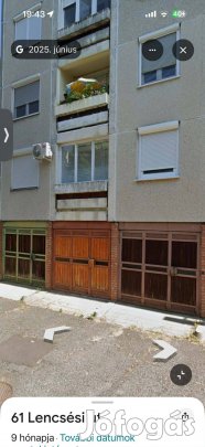 Békéscsabán a lencsésin tizes alatt garázs eladó