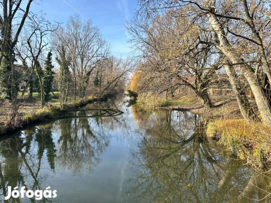 Békéscsabán presztizs környéken élővízcsatorna parti családi otthon
