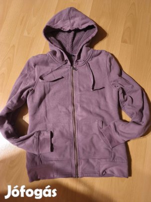 Beldona szőrmével bélelt lila női kardigán S