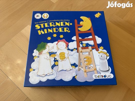 Beleduc Sternen Kinder társasjáték fejlesztő játék demó kibontott