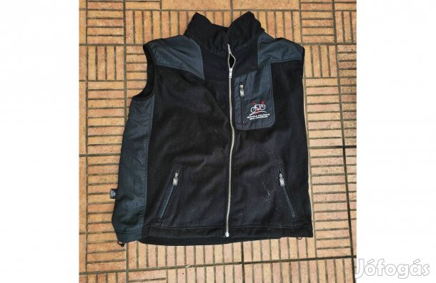 Bélelt kerékpáros biciklis polár mellény L XL
