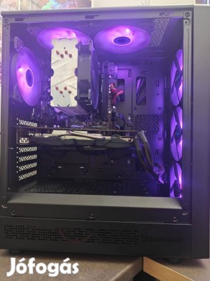 Belépő Gamer PC: Ryzen 5 2600- 16GB- Gtx 1060 6GB-SSD-Garancia!