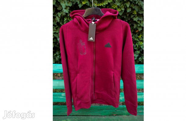 Belgium eredeti adidas bordó kapucnis felső (M)