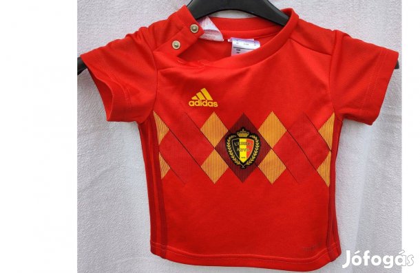 Belgium válogatott eredeti adidas piros baby mez (68)