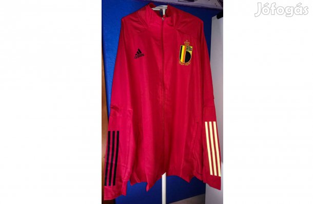 Belgium válogatott eredeti adidas piros cipzáras felső (XL)