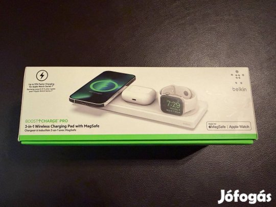 Belkin Boostcharge Pro 3 az 1-ben asztali töltő, új eladó