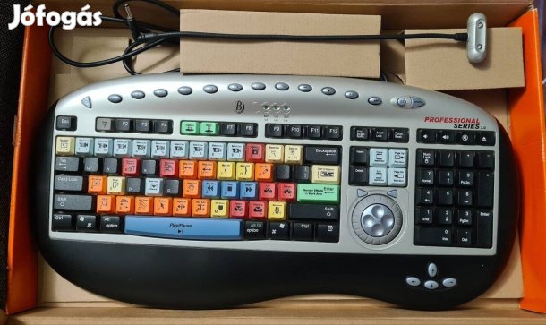 Bella 5201-B Pro Series 3.0 Premier Pro video szerkesztő billentyűzet
