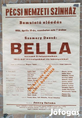 Bella .1986. Pécs plakát
