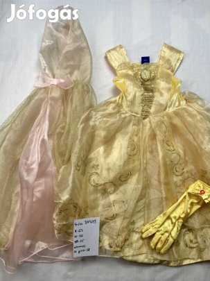 Belle jelmez, hercegnő jelmez + palást DV473