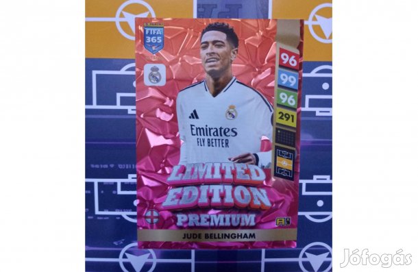 Bellingham (Real Madrid) Panini Fifa 365 2025 Premium Limited kártya