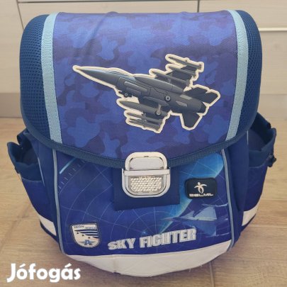 Belmil ergonómikus fiú iskola táska és tornazsák, vadászgép