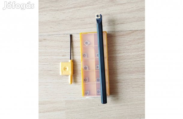 Belső, lyuk esztergakés 6-7-8mm átmérő 124 hossz. 7500 Ft