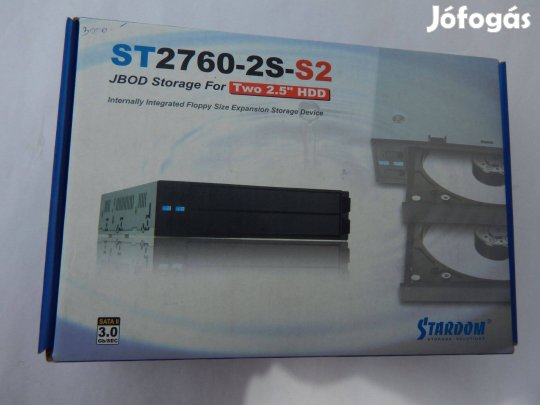 Belső keret 3,5"-es Kivehető Rekesz JBOD ST2760-2S-S2 Tipusú