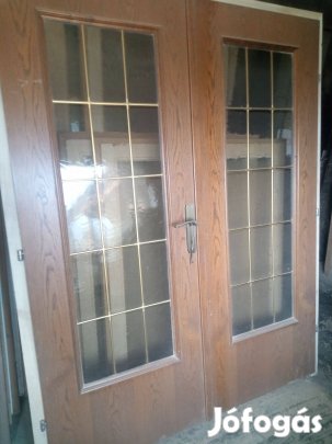 Beltéri ajtó 165*210 méretben új tokkal keményfa küszöbbel eladó!