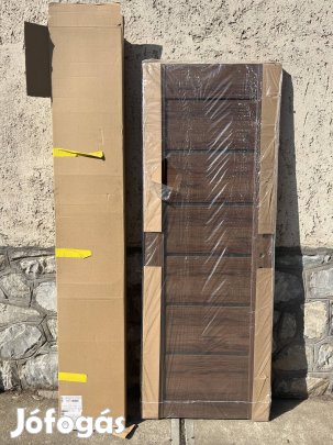 Beltéri ajtó 205x75cm, balos nyitású, Új, 30cm mélységű MDF tokkal