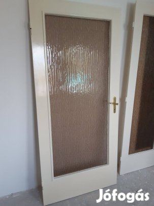 Beltéri ajtólap 86,5x195cm üveges falcos balos