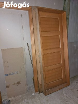 Beltéri fa ajto tokkal régi öreg