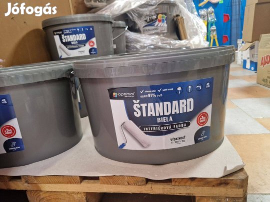 Beltéri falfesték Optimal Standard fehér festék