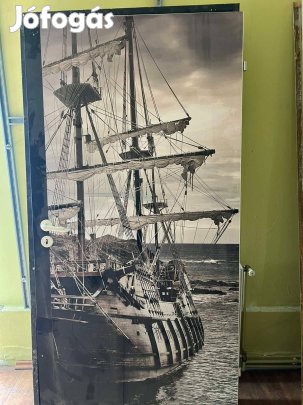 Beltéri tapétás ajtó tokkal