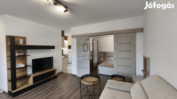 Belvárosban új építésű , nappali + 1 szobás lakás kiadó.
