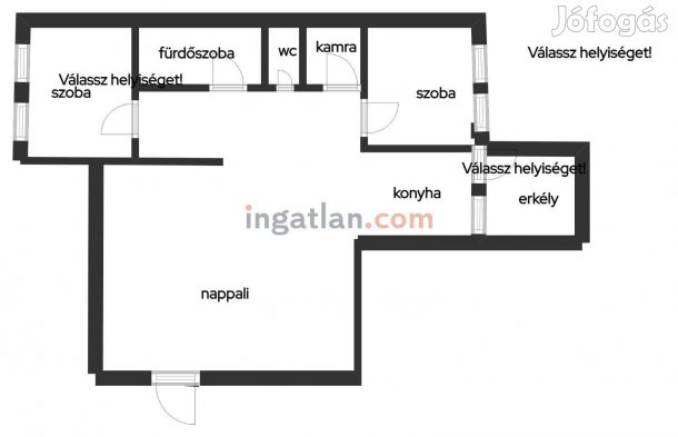 Belvároshoz közel második emeleti lakás eladó
