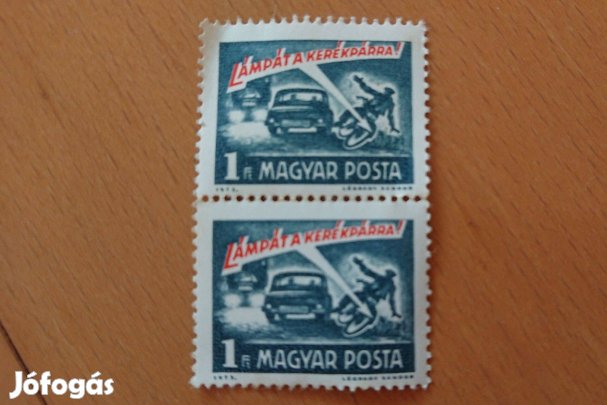 Bélyeg, 1973-as, Lámpát a kerékpárra!