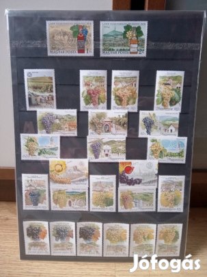 Bélyeg gyűjtemény -Szőllő fajták 