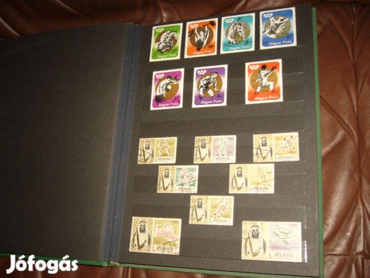 Bélyeg gyűjtemény . 1-2-3 . Cserélhető ! 1