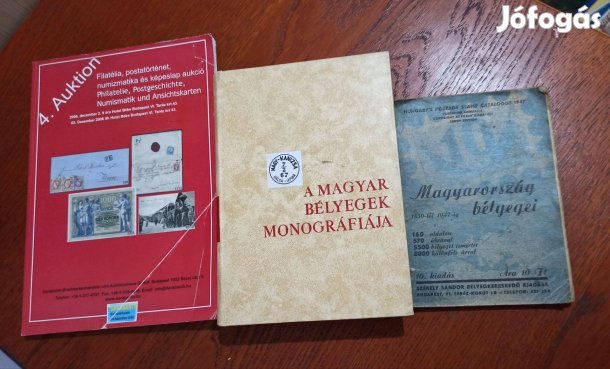 Bélyeg monográfia, Aukciós kiadvány